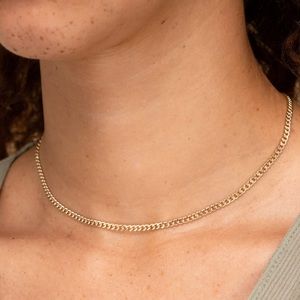 Mejuri Curb Gold Chain 14k